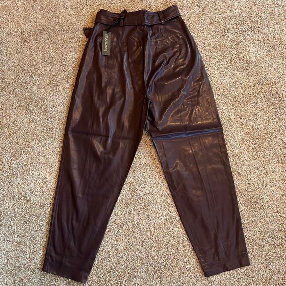 NWT Size 25 Women’s Faux Leather Pants (BLANKNYC) Grape Shake - Picture 9 of 13